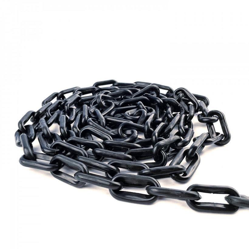Műanyag lánc fekete 6mm