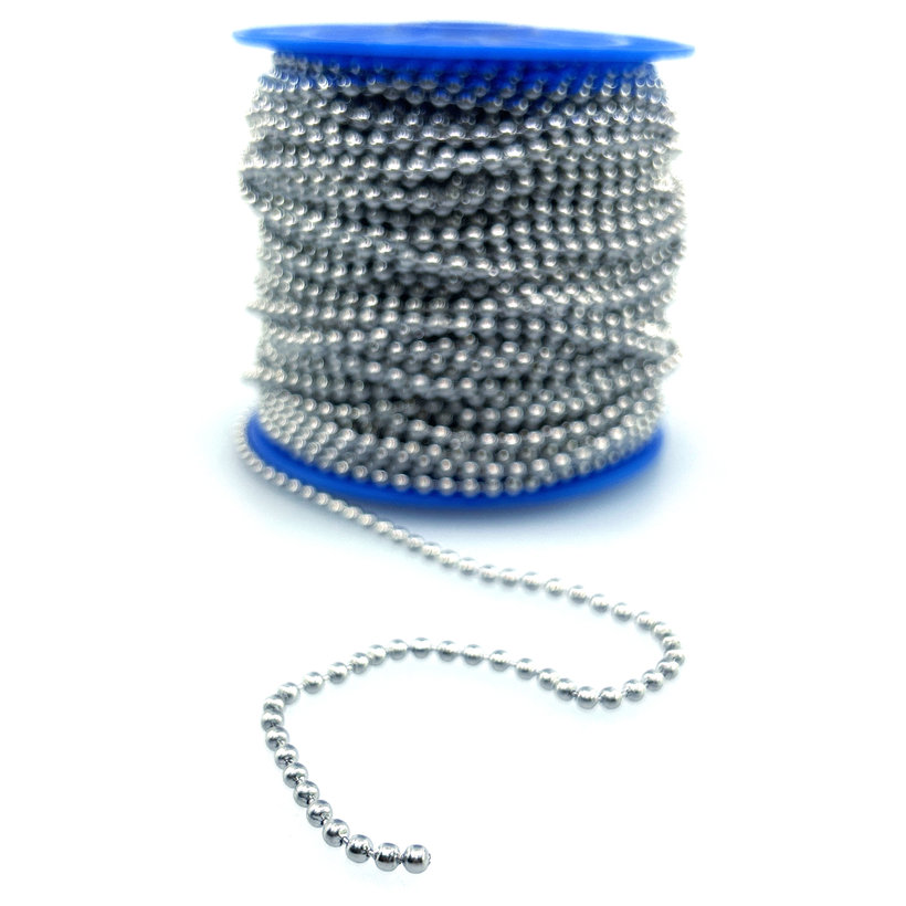 Nikkelezett sárgaréz golyóslánc 4,5mm