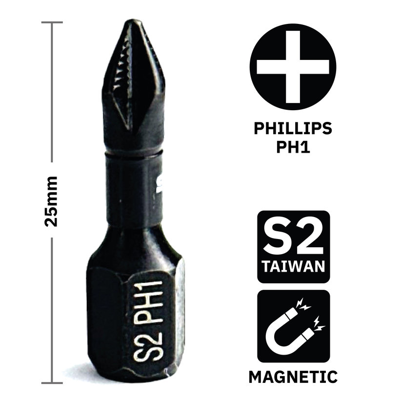 Bit mágneses PH1x25 mm