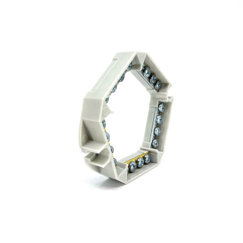 Sorkapocs koszorú 5P szürke