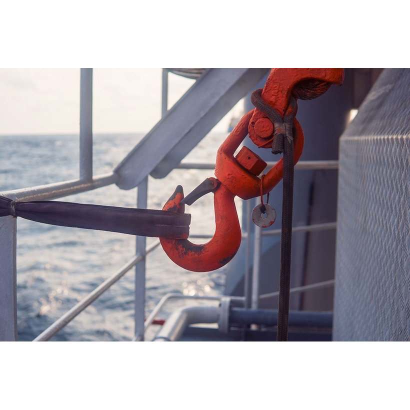 Forgó kampó piros 3000kg