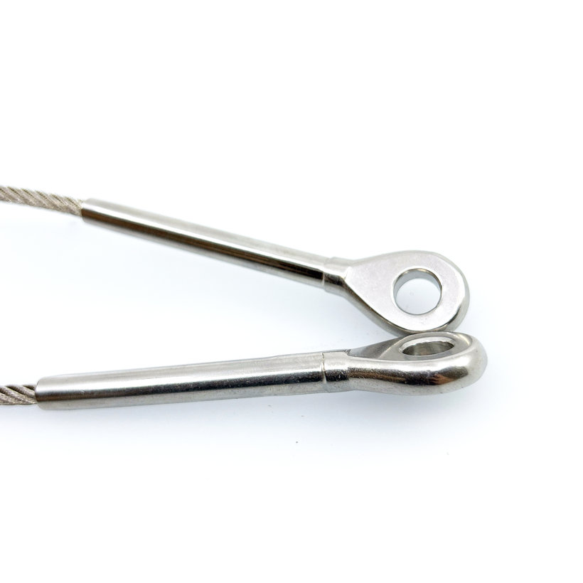 Korlát sodronykötél betét, szem/szem 3 mm / 1 m