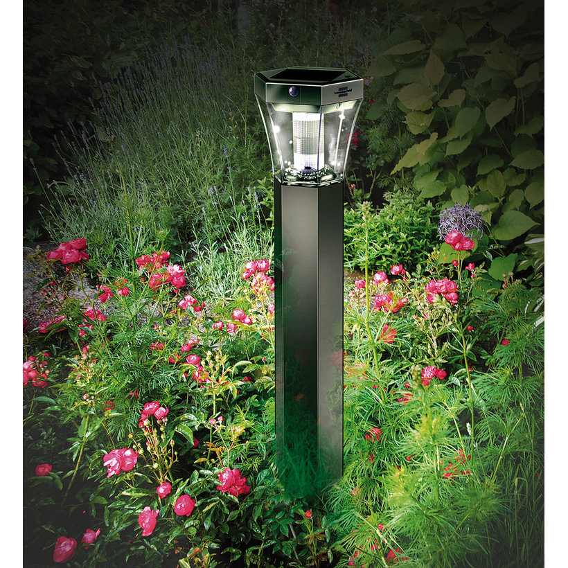 Szolár lámpa a járda megvilágításához