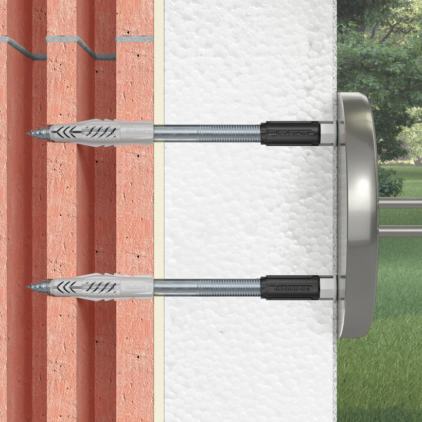Távtartó szerelés TherMax 8/80 M6 B