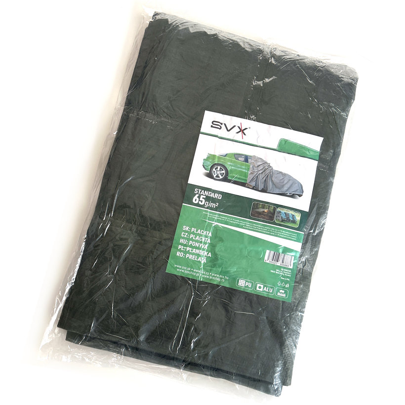 Takaróponyva 5x8m sötétzöld 65g/m²