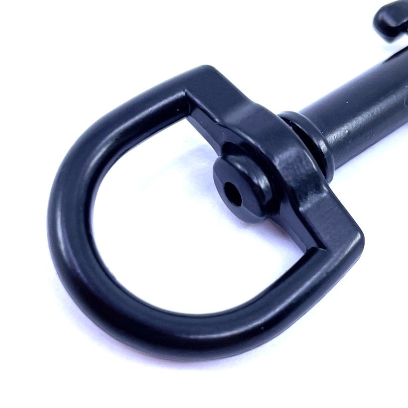 Forgó karabiner fekete 55x10mm