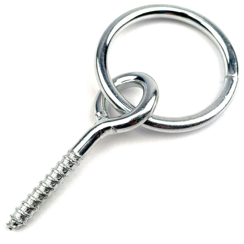 Szem csavarral és gyűrűvel zn 6x60mm