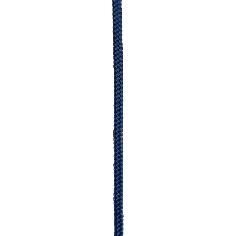 PA fonott fekete kötél maggal fehér 16pr 3mm