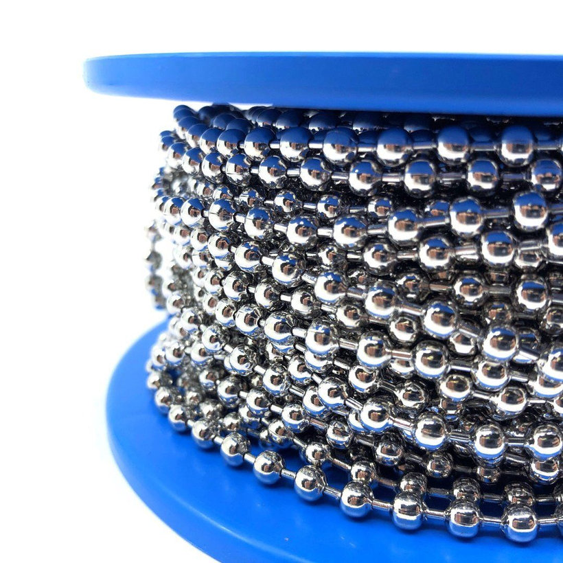 Golyós lánc nikkelezett 3,2mm