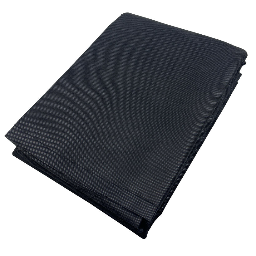 Fekete nem szőtt textília 1,6x5m 50g/m²