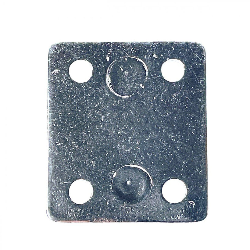 Rozsdamentes acél lemez szemmel 35x40mm