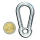 Karabiner gyűrűvel zn 6mm