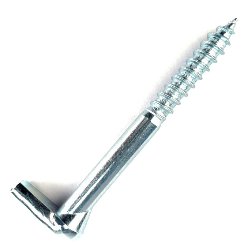 Kampó kereszt horonnyal horganyzott 65mm