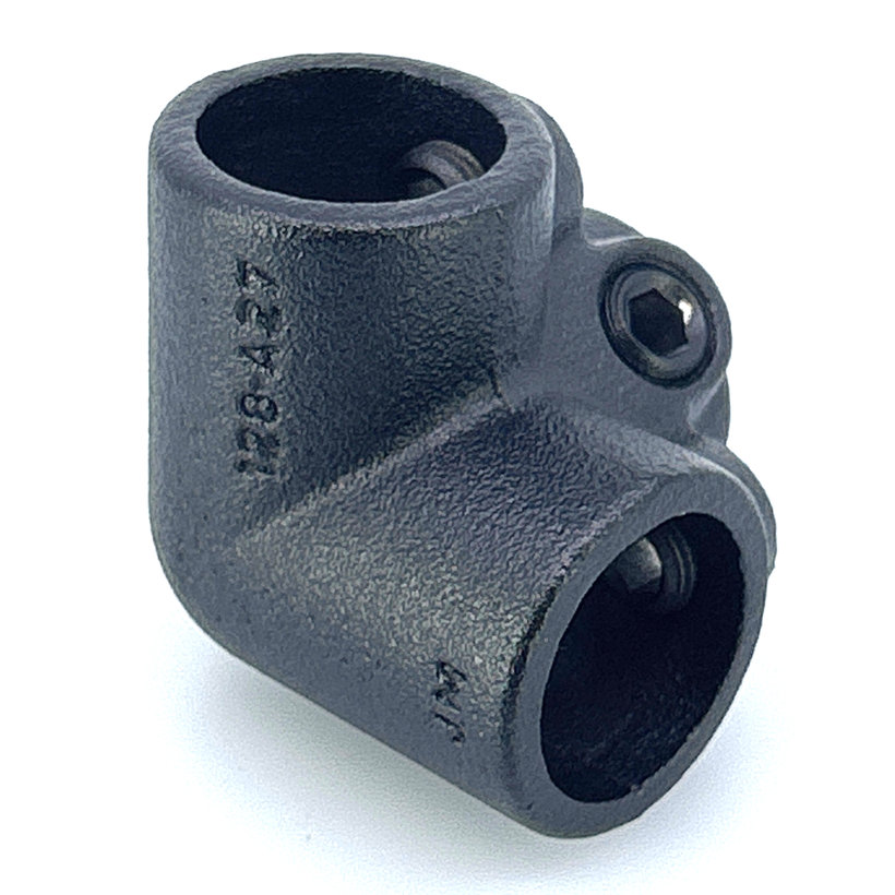 Kötőelem háromágú 27 mm - fekete