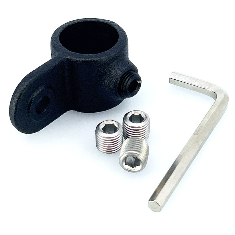 Csatlakozó 27 mm - fekete