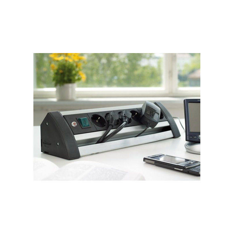 Prepäťová ochrana Office-Line 6 zásuvková čierna