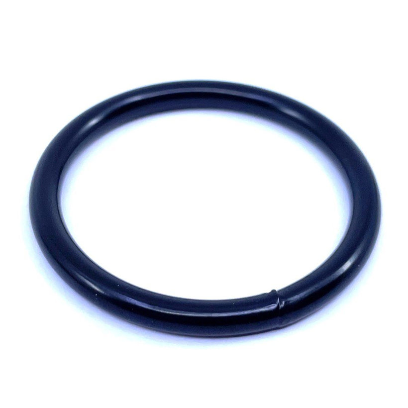 Hegesztett gyűrű fekete 3x20mm