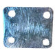 Lemez szemmel Zn 50x40mm