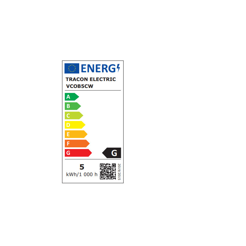 LED spot fényforrás COB GU10 5W - hideg fehér
