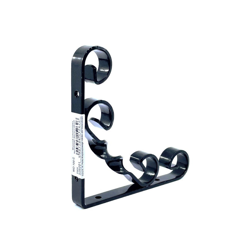 Konzol dekoratív fekete WO 100