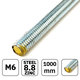 Menetes rúd DIN 975 8.8 zn M6x1000