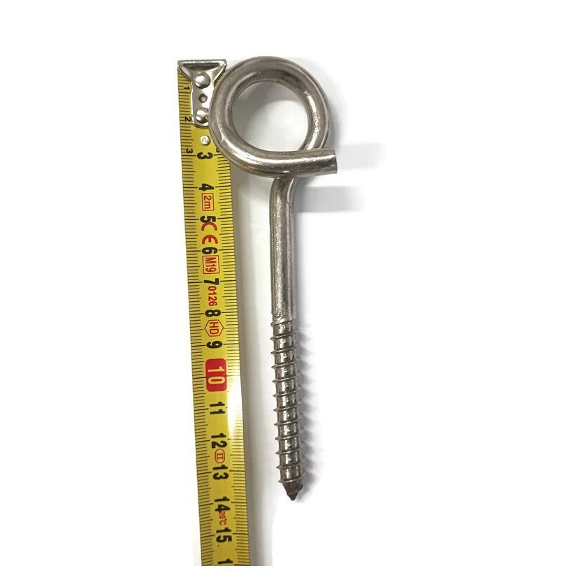 Hintakampó csavarral - rozsdamentes acél A2 140 mm