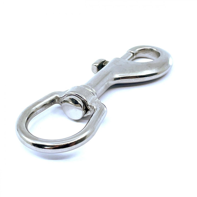 Forgó karabiner rozsdamentes acél A4 70 mm
