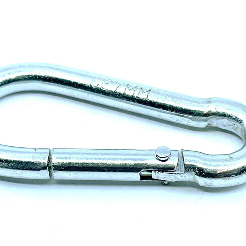 Tűzoltó karabiner horganyzott DIN 5299C 6mm