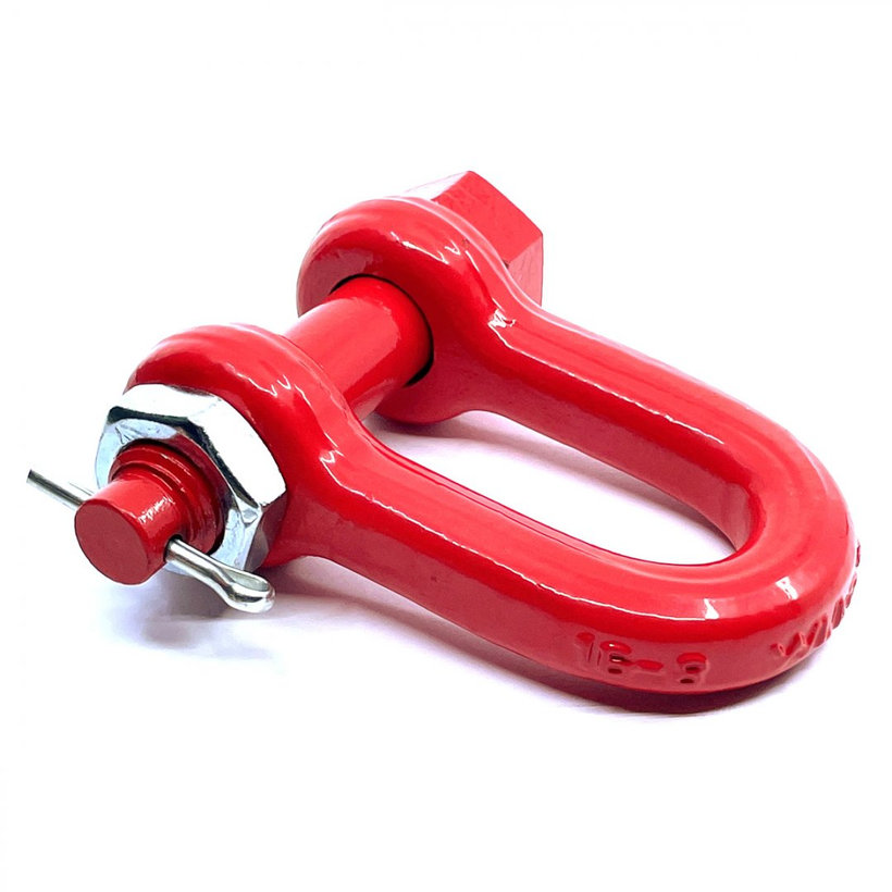 Szilárd kengyel D alakú, 80 o. piros 13mm