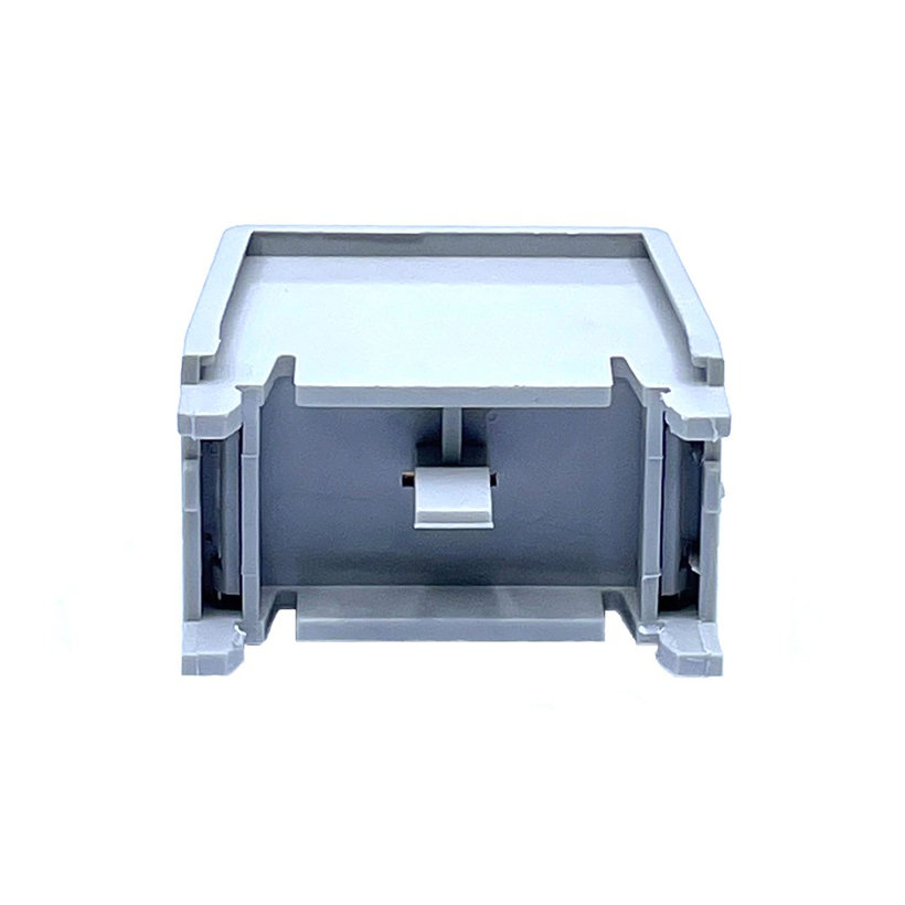 Főáramköri leágazó kapocs, sínre szerelhető, szürke