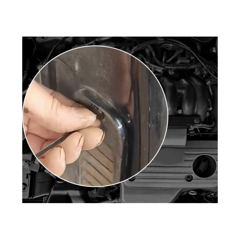 T-típusú kábelkötöző autójavításhoz, fekete, 5×90 mm