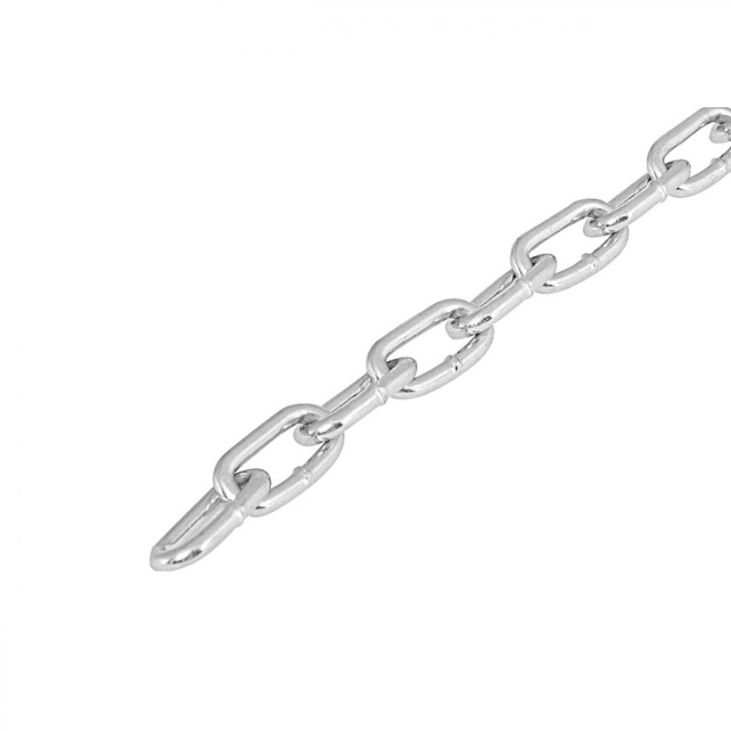 Lánc DIN 5685/A műanyag orsón horganyzott 6mm