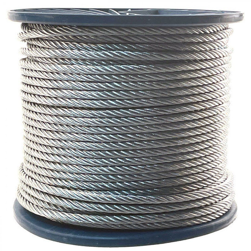 Acélkötél 6x7- 5 mm