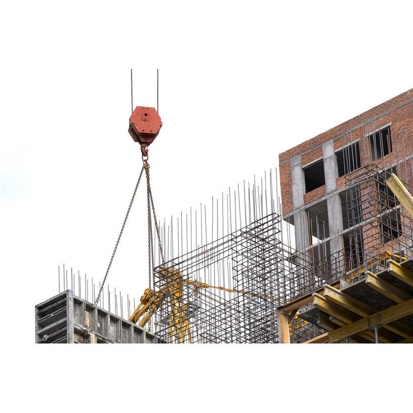 Láncos felfüggesztés szem-kampó 80 o. rövidítővel (1 m, 1600 kg, 6 mm)