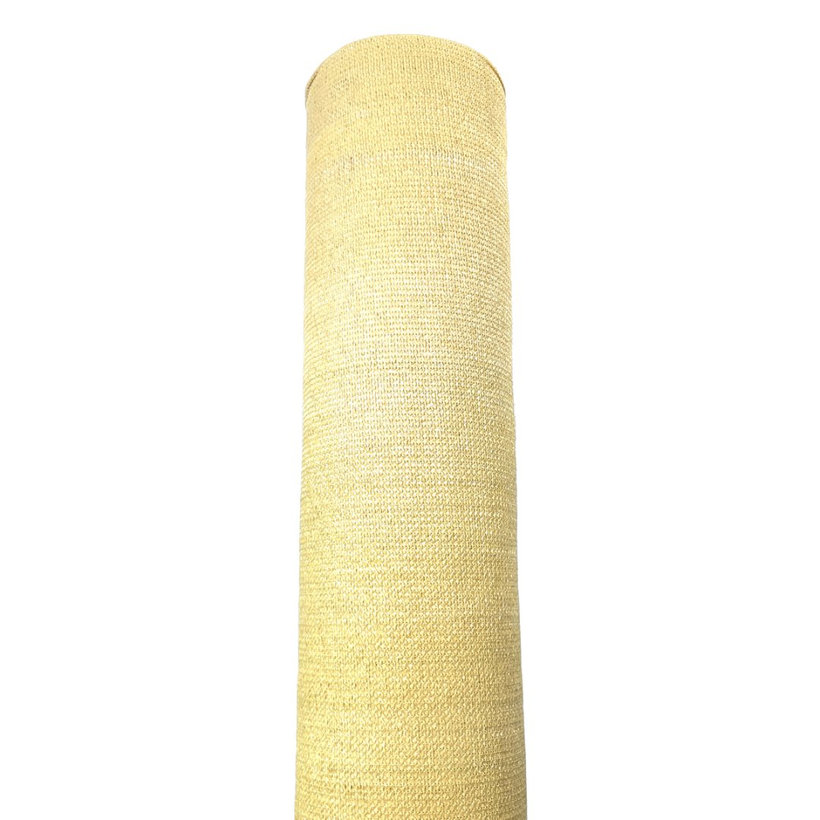 Árnyékoló háló, homoksárga 95% - hosszúság 25m - magasság 1,5m