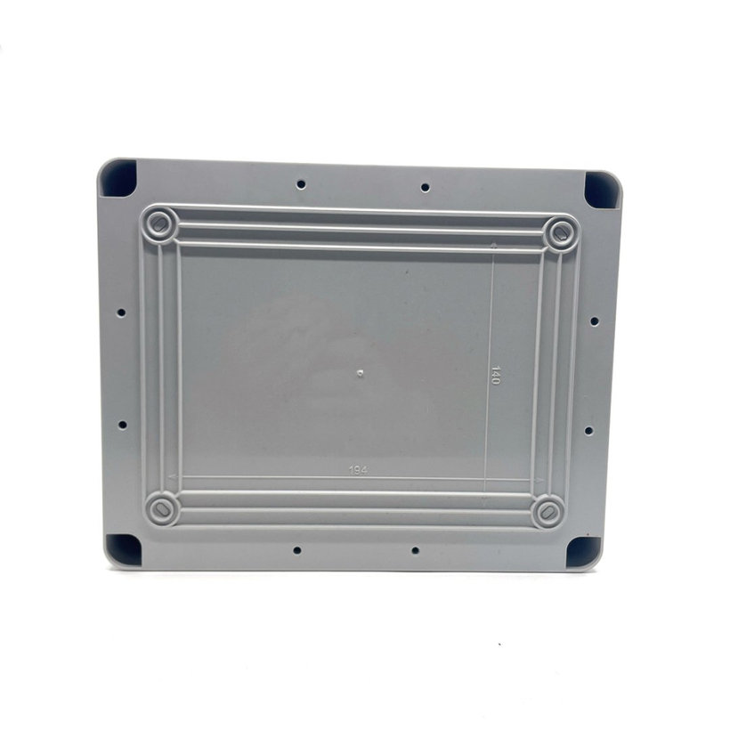 Elektronikai doboz, világos szürke, teli fedéllel IP67 250x200x90mm