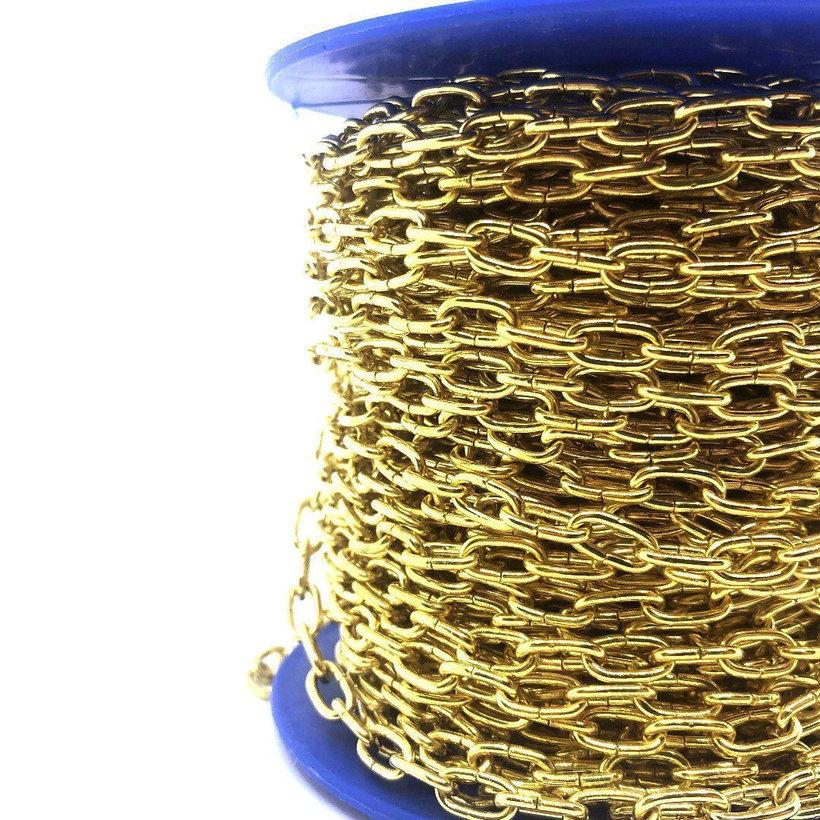 Óra lánc U sárga cink 1,1mm