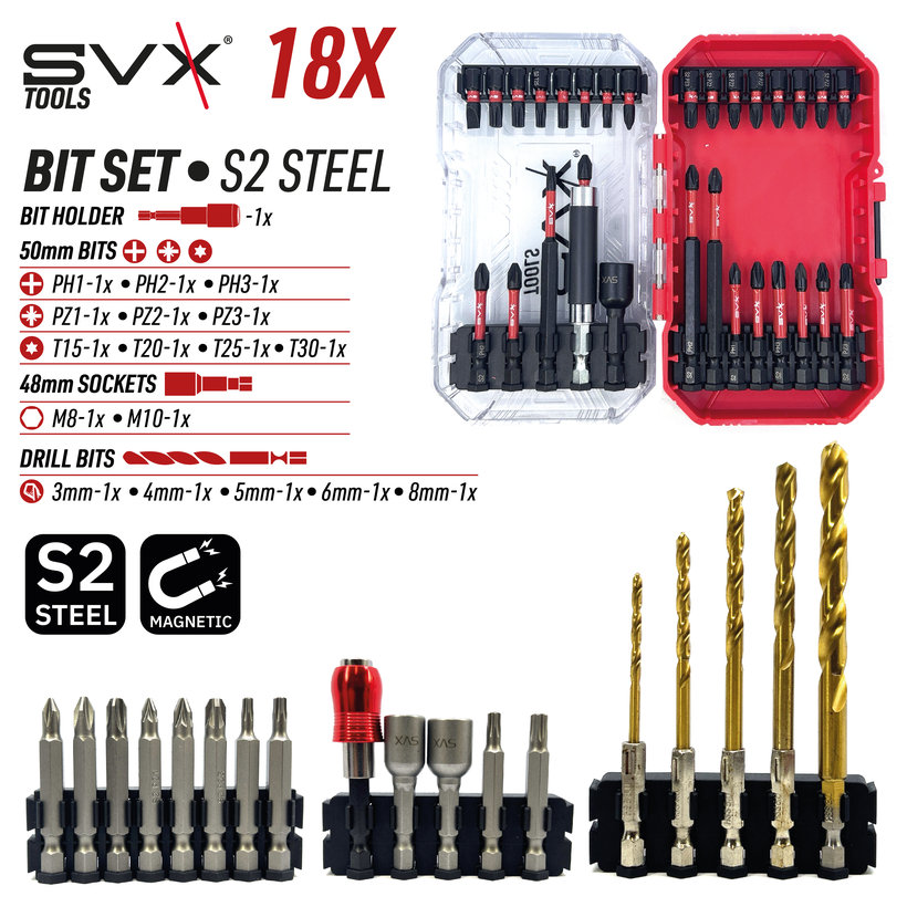 Bitkészlet 18 részes