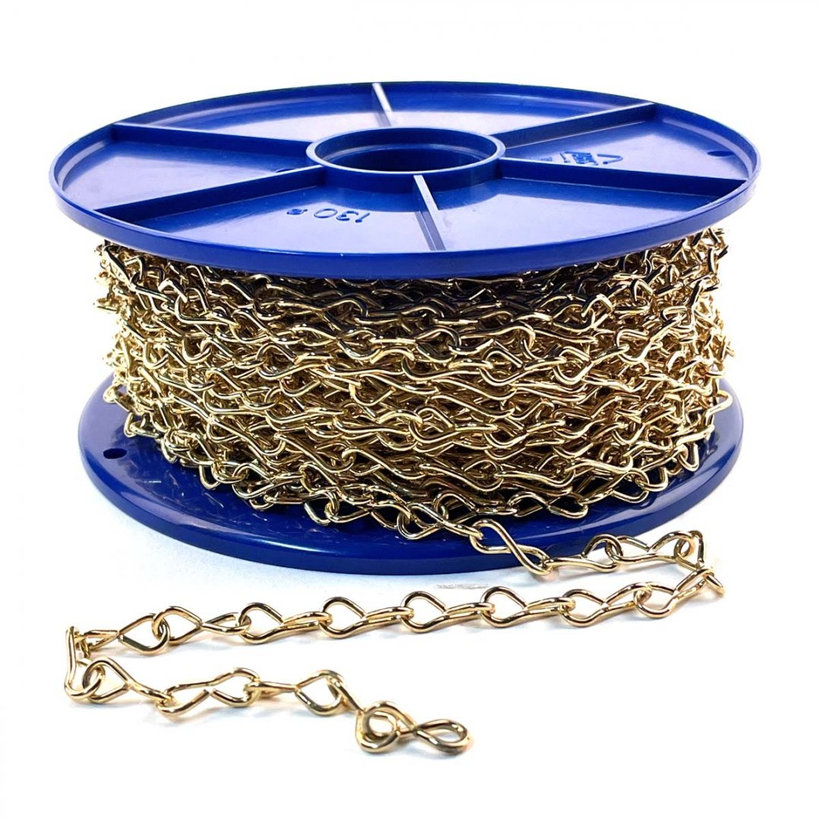 Egyszerű sárga cink lánc 1,8mm