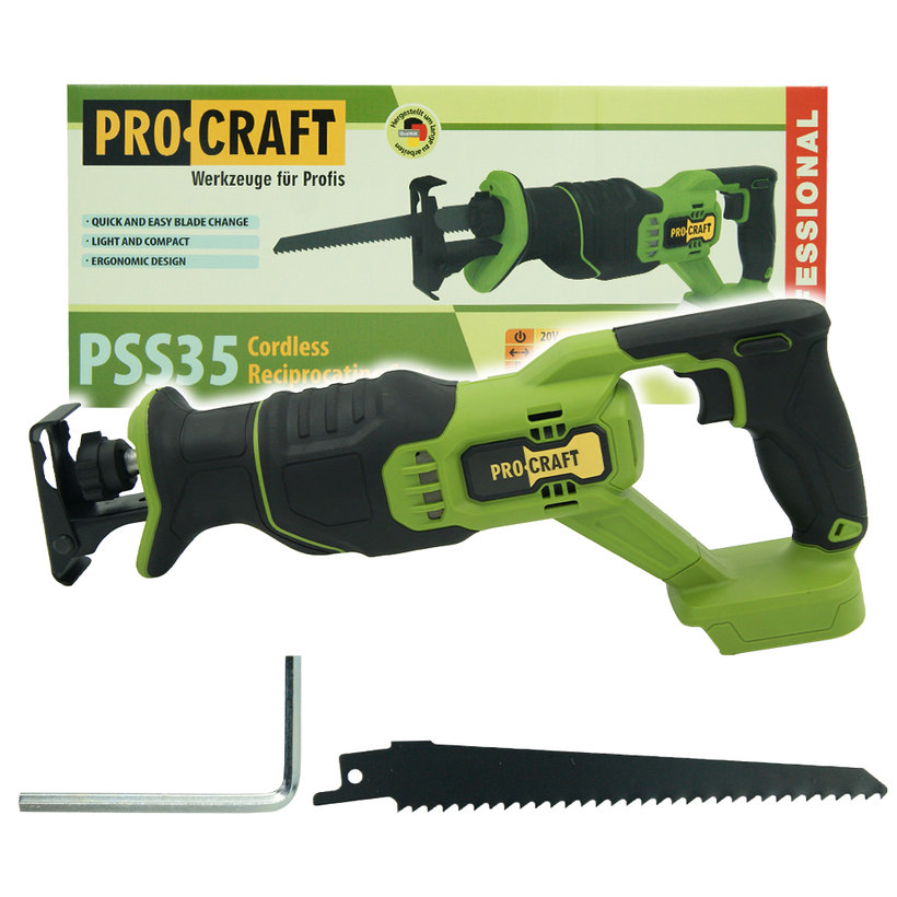 Farokfűrész akkumulátor és töltő nélkül PSS35BB