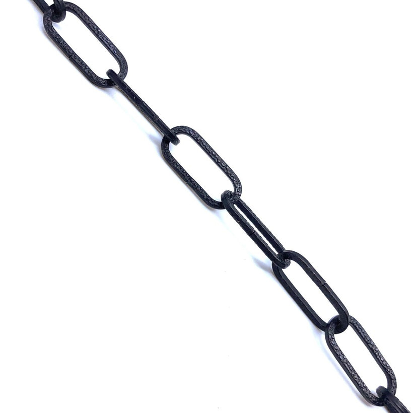 Dekoratív lánc kovácsolt fekete 3mm