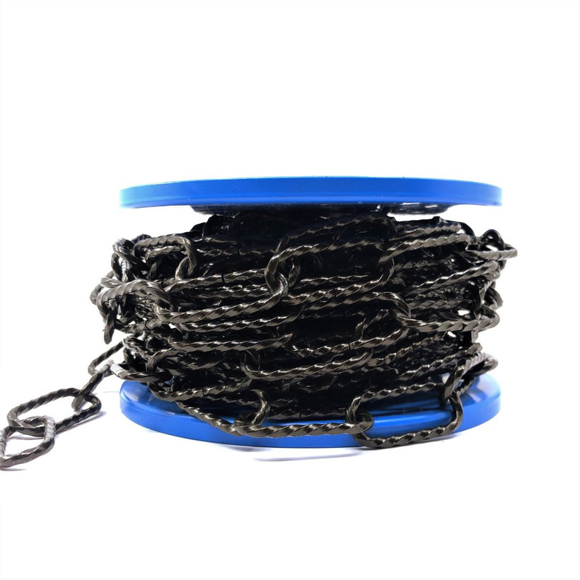 Dekoratív lánc/fekete 3,4mm