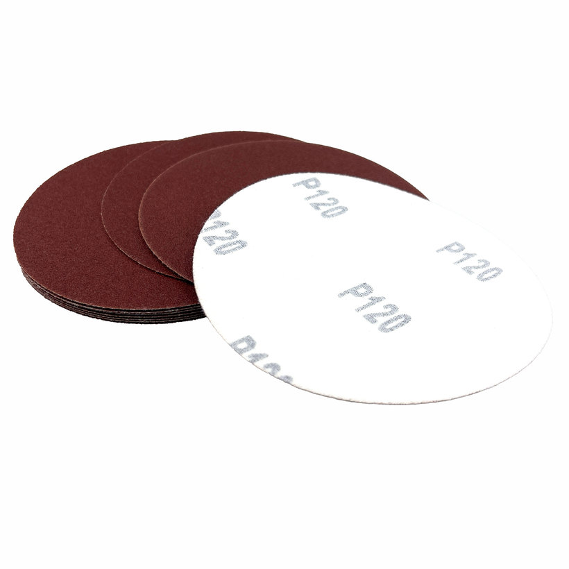 Tépőzáras csiszolópapír – 125 mm-es korong P120 - 10 db