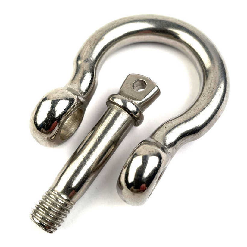 Rozsdamentes acél lánczár ív alakú 12mm