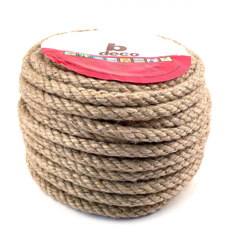 Juta csavart kötél 20m 5mm