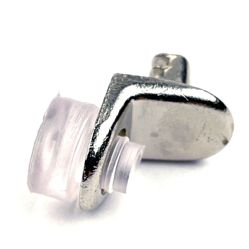 Polctartó szeg üveghez 11,5x13,8mm