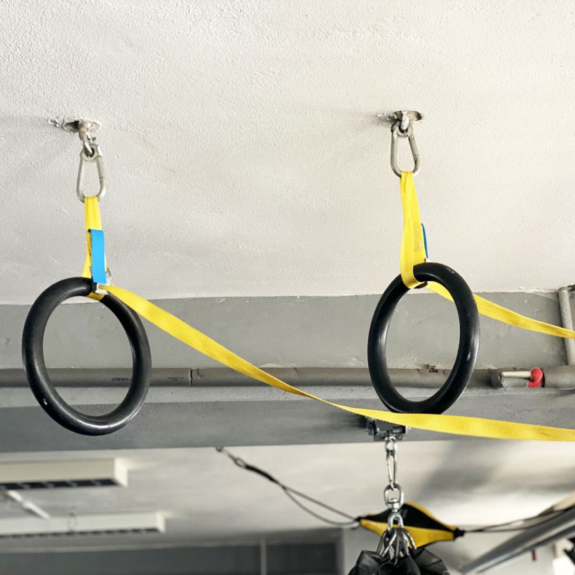 Egyrészes gyorsfeszítő pánt csattal és szabad véggel sárga 8M