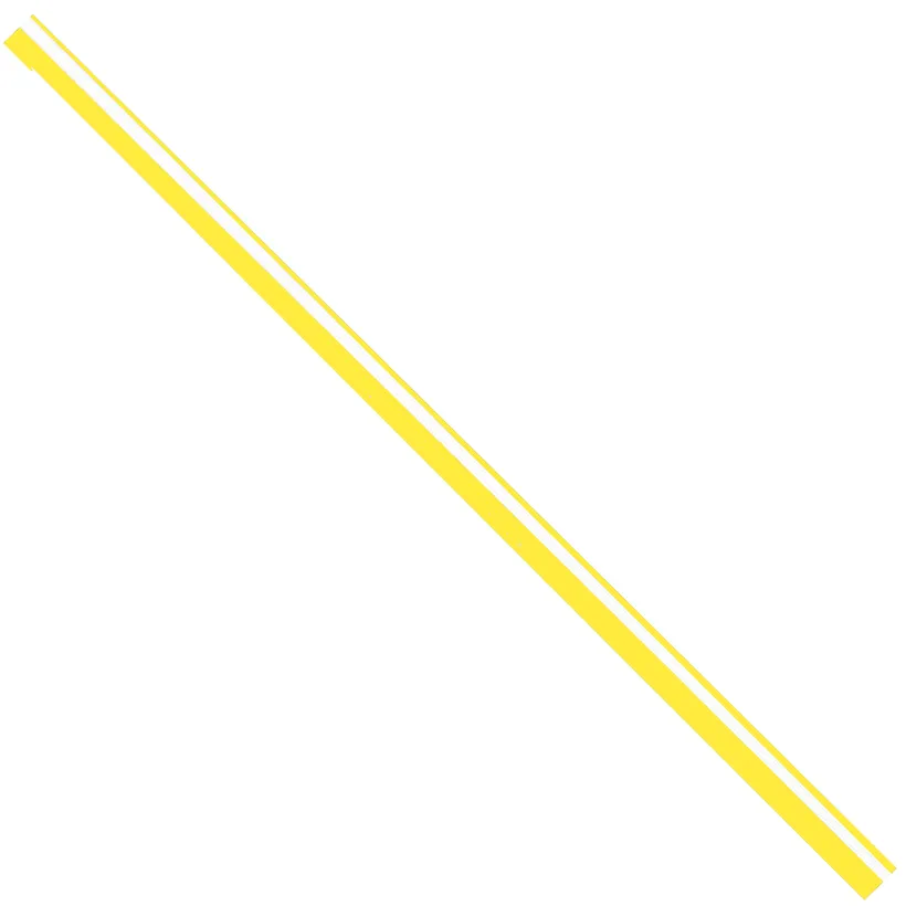 Cső 200 cm -sárga