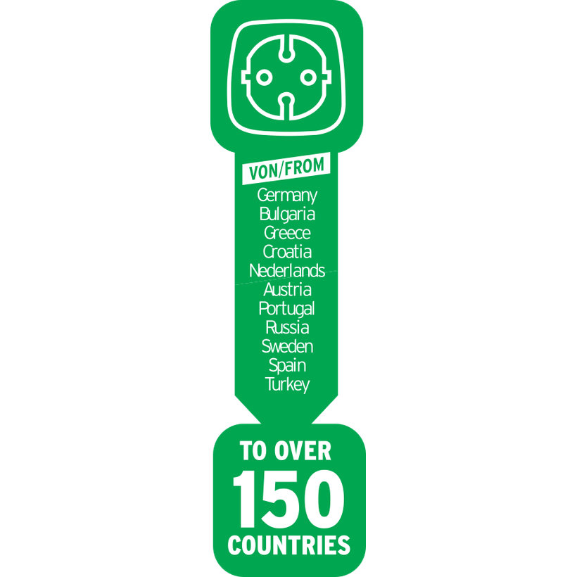 Világutazó dugó 7-adapter 10A