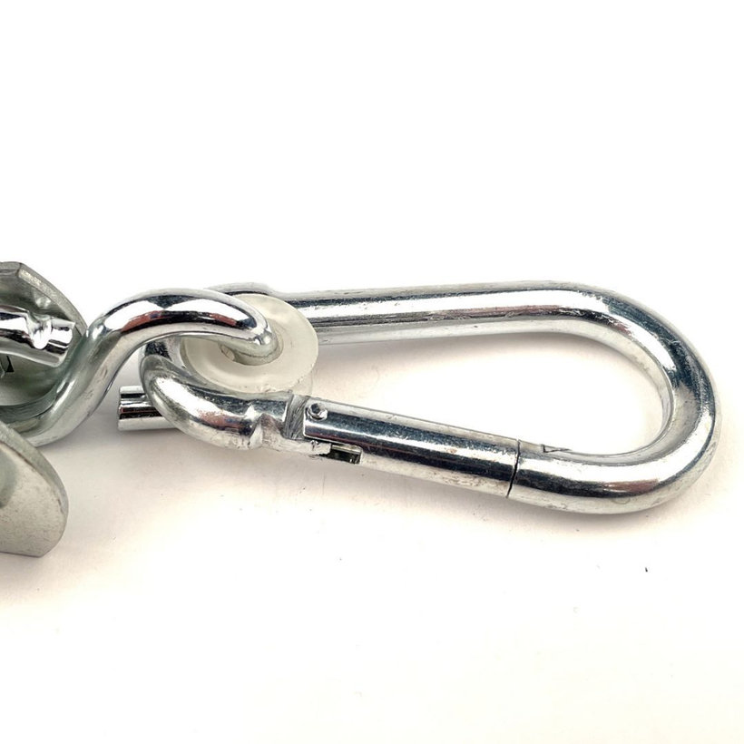 Hinta tartó bilincs karabinerrel zn 100mm